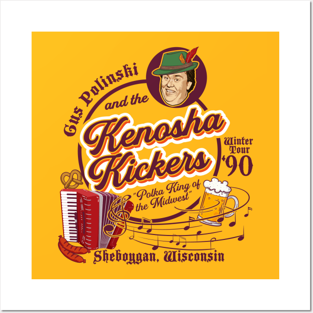 Kenosha Kickers the Polka King of the Midwest Wall Art by Alema Art